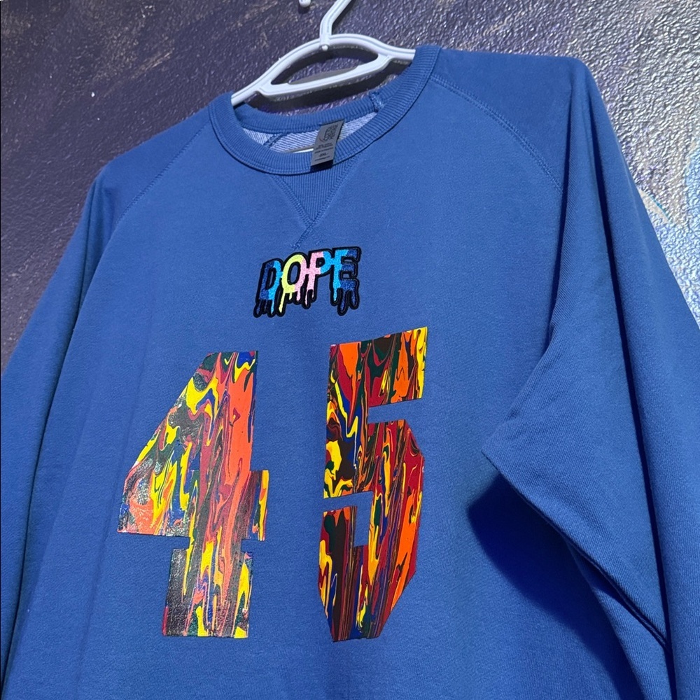 DOPE 45 Terry Sweater “Oozing Drip” Size XXL - Picture 8 of 9